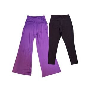 Arolina NWT Purple Comfort Pants and Nine West Skinny Black Capris 2 pc Lot S